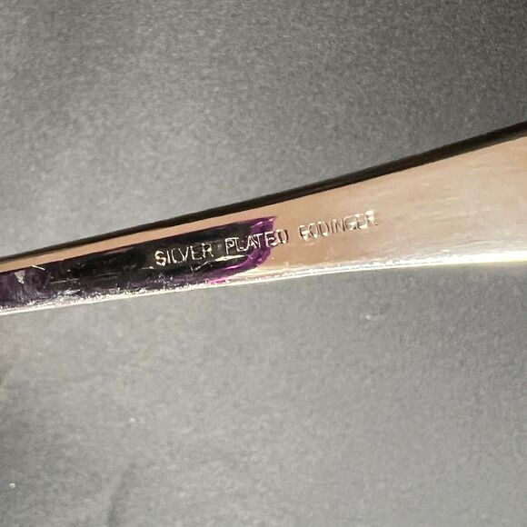 Godinger silver plated fish knives and forks 12 service for 6 - Picture 6 of 6